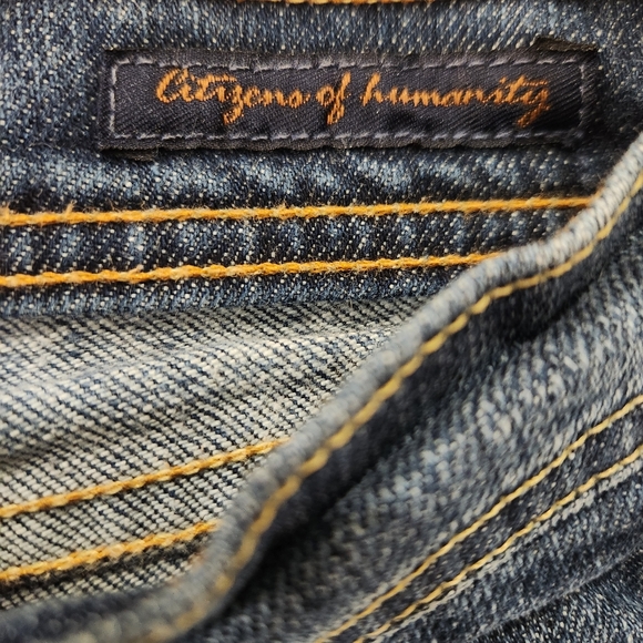 Sz 26 Citizens of Humanity Naomi#065 Stretch Low Waist Flair Flare Jeans Y2K - Picture 3 of 10